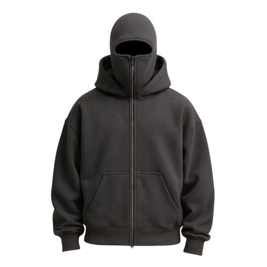 Ski Mask Zip Hoodie | Unisex